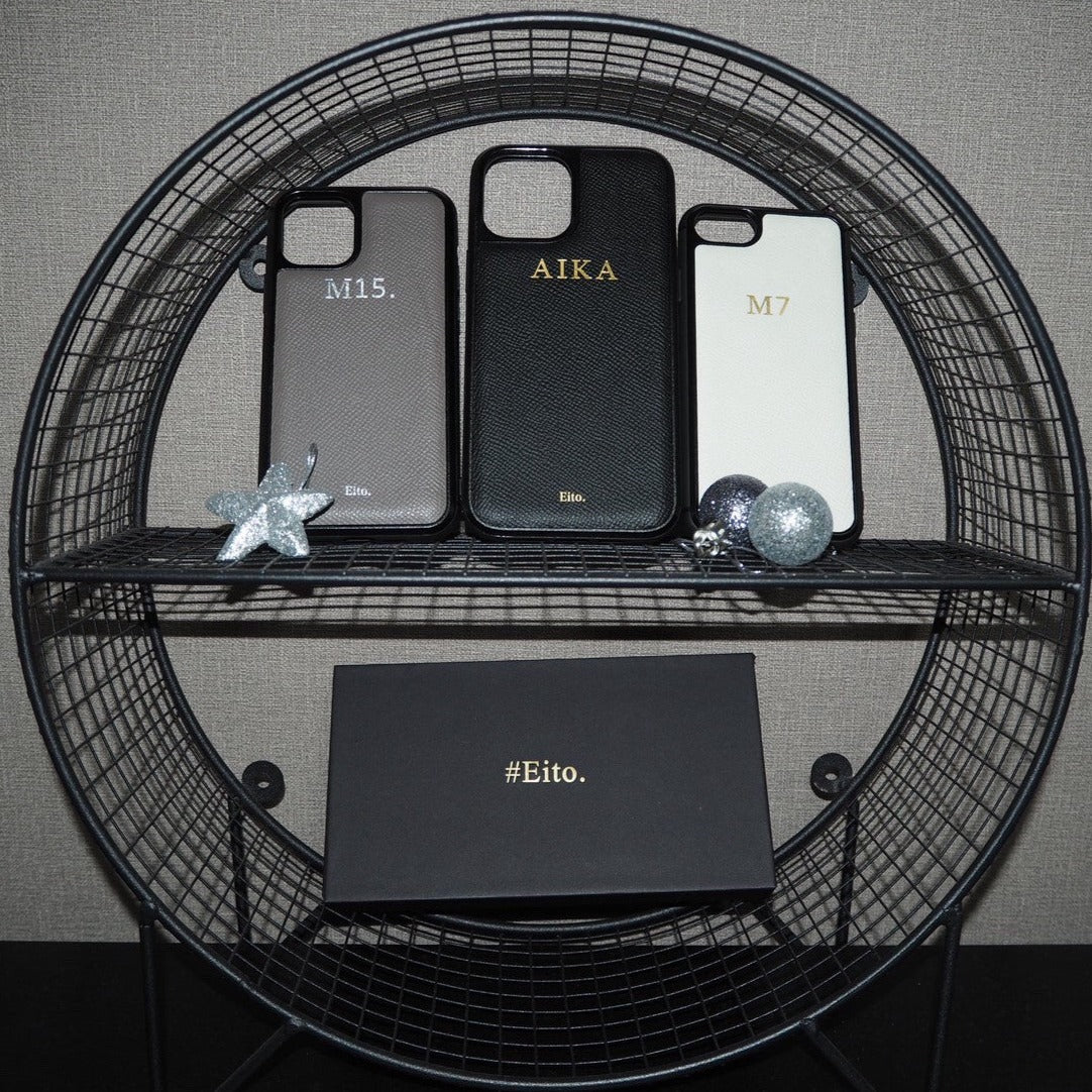刻印高級レザーケース EITO. エイトドット