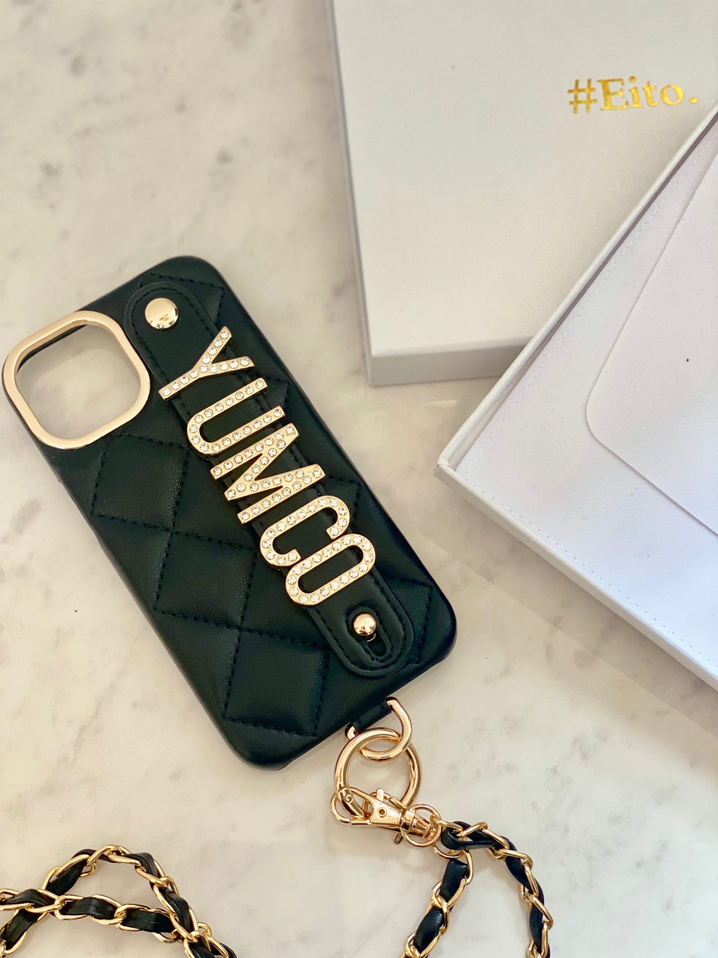 cashmere case✖️Text color【Gold】