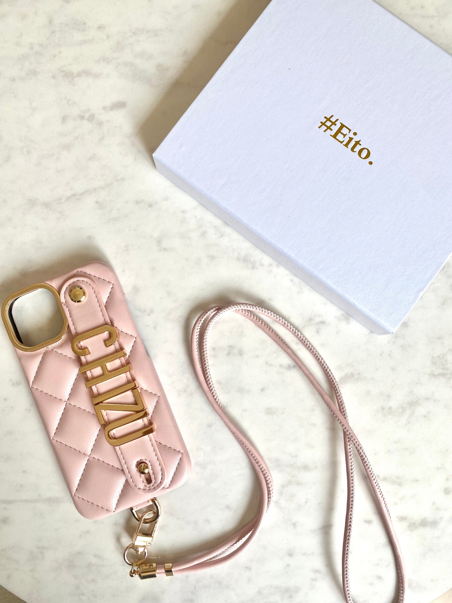 cashmere case✖️Text color【Gold】