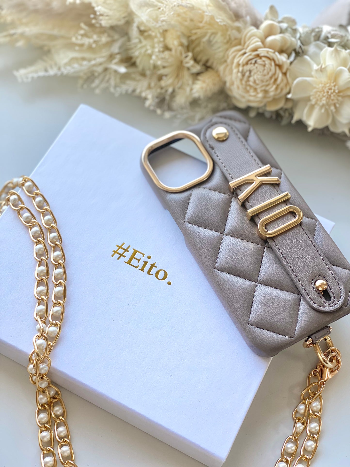 cashmere case✖️Text color【Gold】